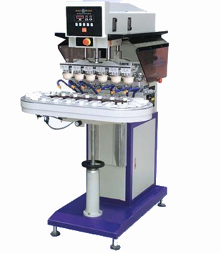 六色氣動移印機(jī)礦泉水蓋印花機(jī)玻璃瓶印花機(jī)